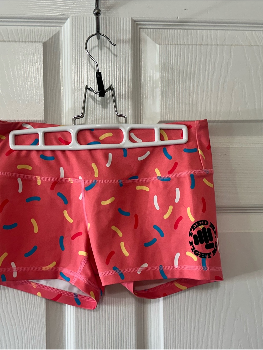 Feed Me or Fight Me Sprinkles Shorty Shorts